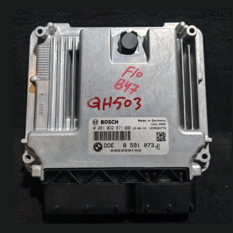 BMW 520D 2014 DIESEL F10  Engine CONTROL UNIT  ECU Diesel B47 8591073
