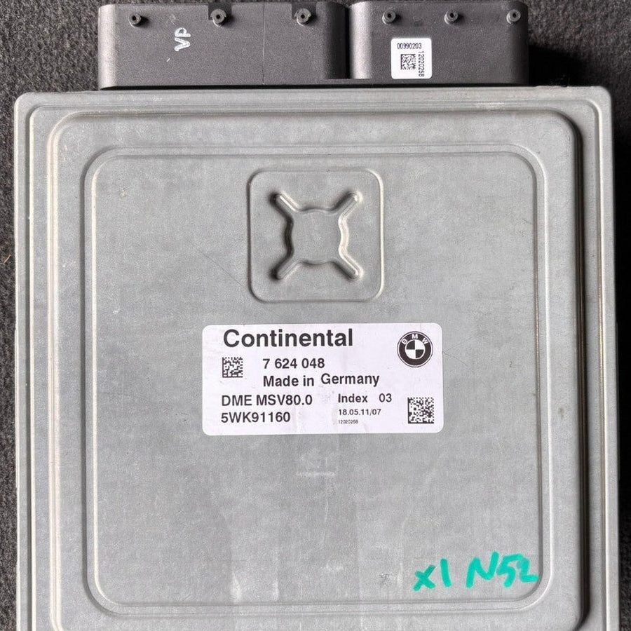 BMW  X1 E84 N52 ENGINE CONTROL UNIT MODULE ECU ONLY - 7624048