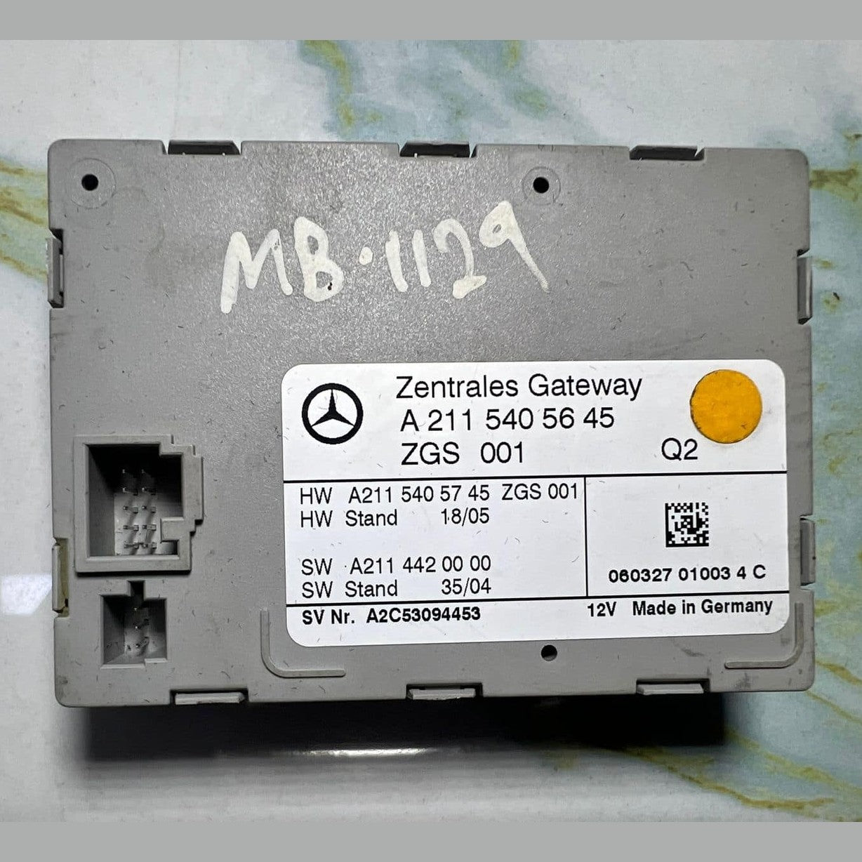 Mercedes Central Gateway Control Module A2115405645 W211 E-Class and CLS