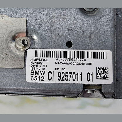 BMW F01 F06 F10 F11 CIC Sat Nav Computer Navigation Head Unit ALPINE CI 9257011