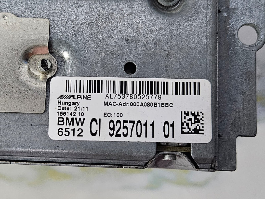 BMW F01 F06 F10 F11 CIC Sat Nav Computer Navigation Head Unit ALPINE CI 9257011