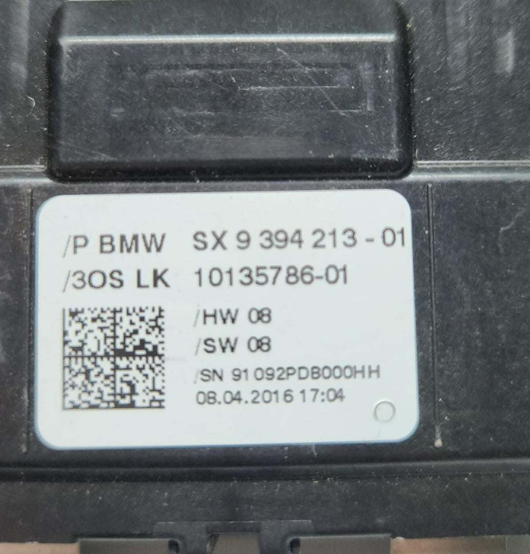 15 BMW 740Li Front Left Touch Sensor Ventilation Module 9394213 7 Series G11 G12