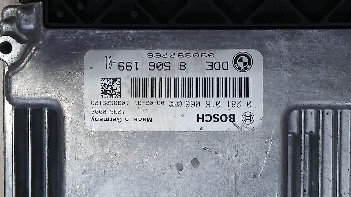 BMW Engine Control Unit 8506199 5 Series E60 520D N47D20A DIESEL ECU 