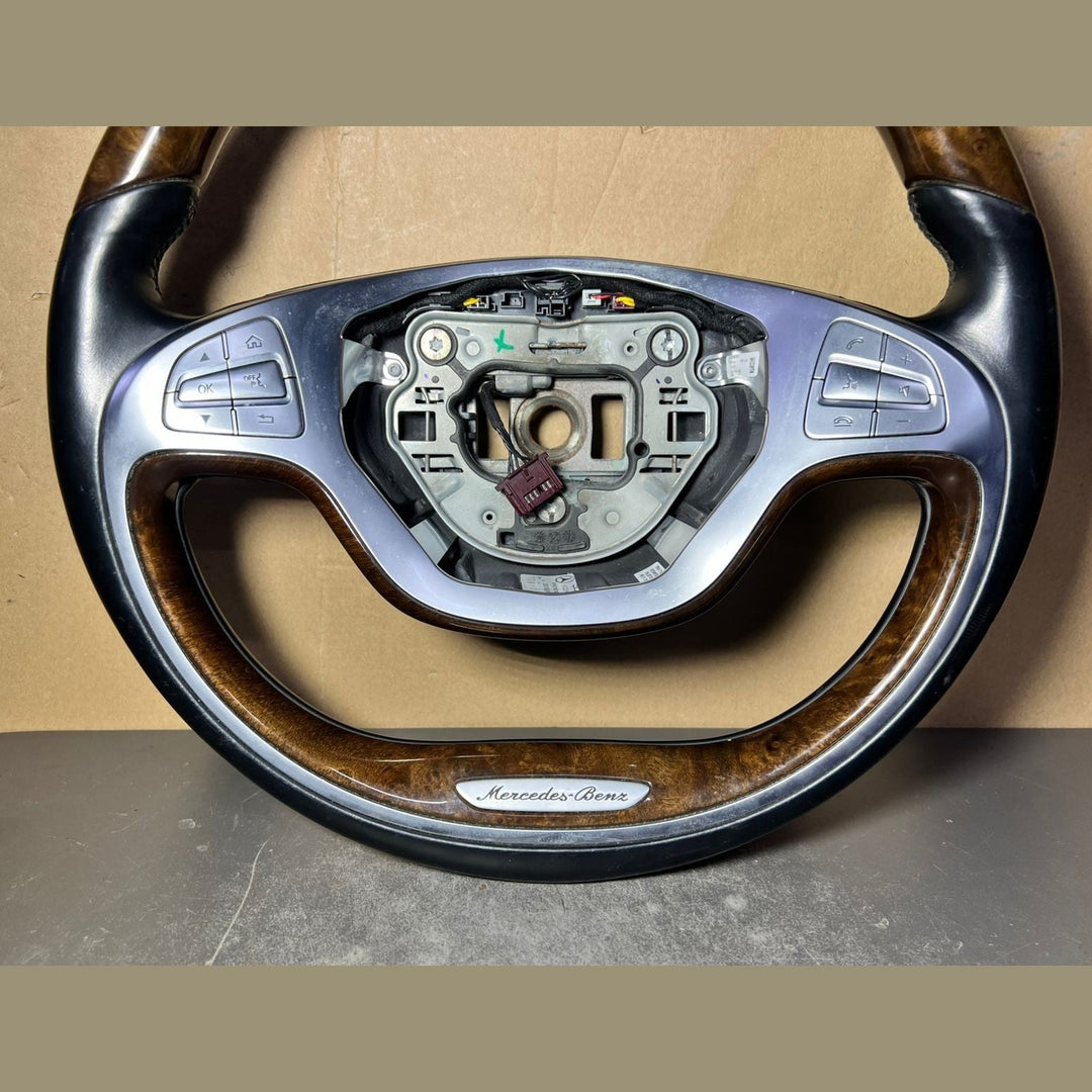 Mercedes W222 Steering Wheel Multi Function Sport Assembly With Paddle Shifts