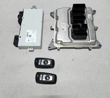 2011-2013 BMW 535i F10 F20 F30 N20 Engine Control Module DME ECU Set 7649123 OEM
