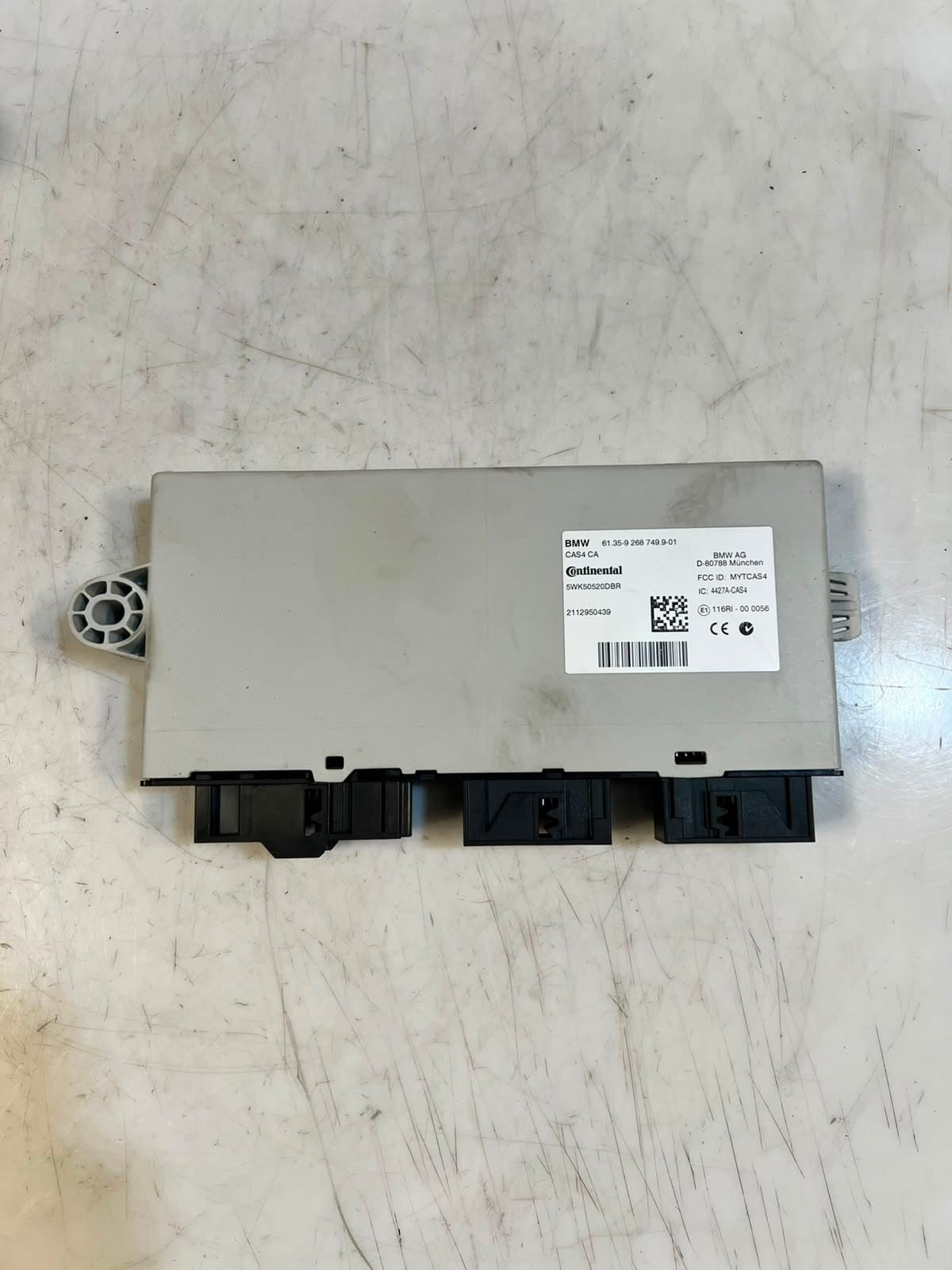 BMW F10 N20 Engine Control Unit ECU COMPLETE SET DME +CAS4+1KEY 7637481 OEM