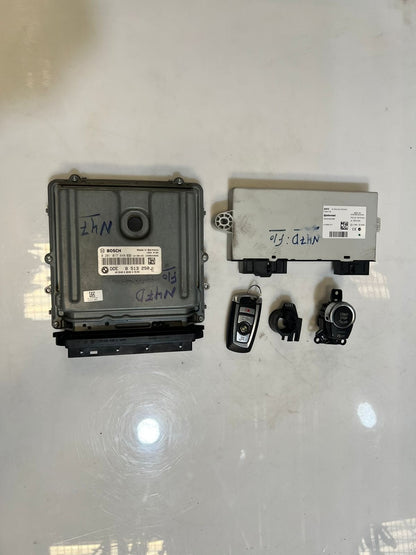 BMW 5 Series F10 N47D Engine Control Unit ECU SET DDE+ CAS4+ 1KEY 8513250
