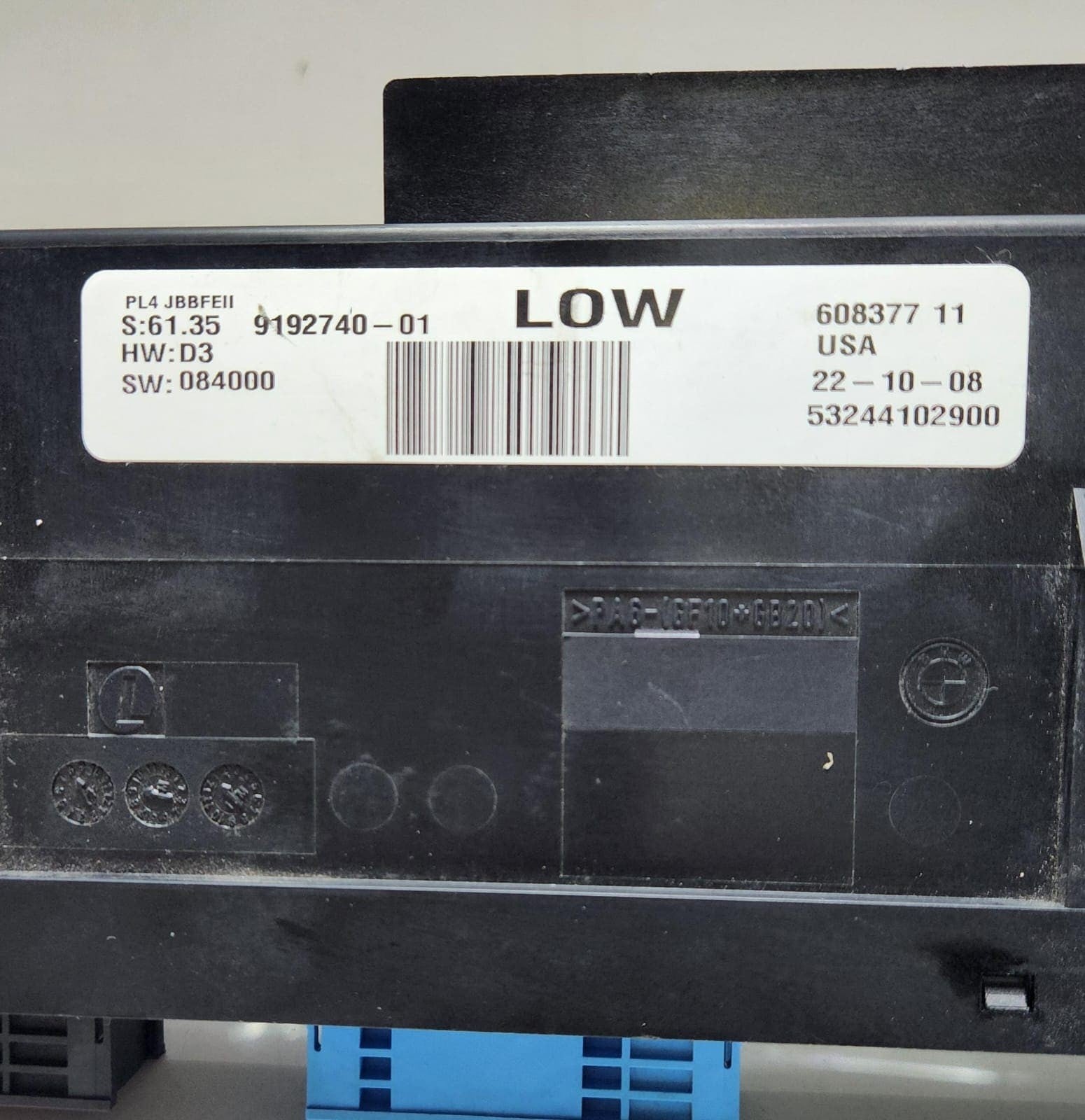 2007-2010 BMW X5 Body Control Module 9192740 X6 E8 OEM