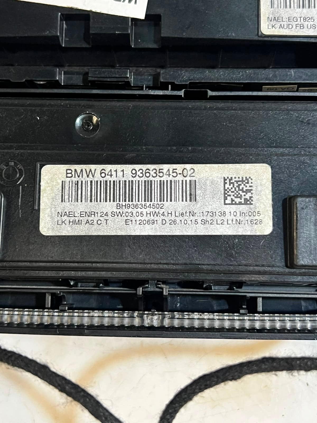 BMW 1' 2' F20 F22 F30 F31 F32 F80 F82 F87 M3 Climate Control Panel 6814188 OEM