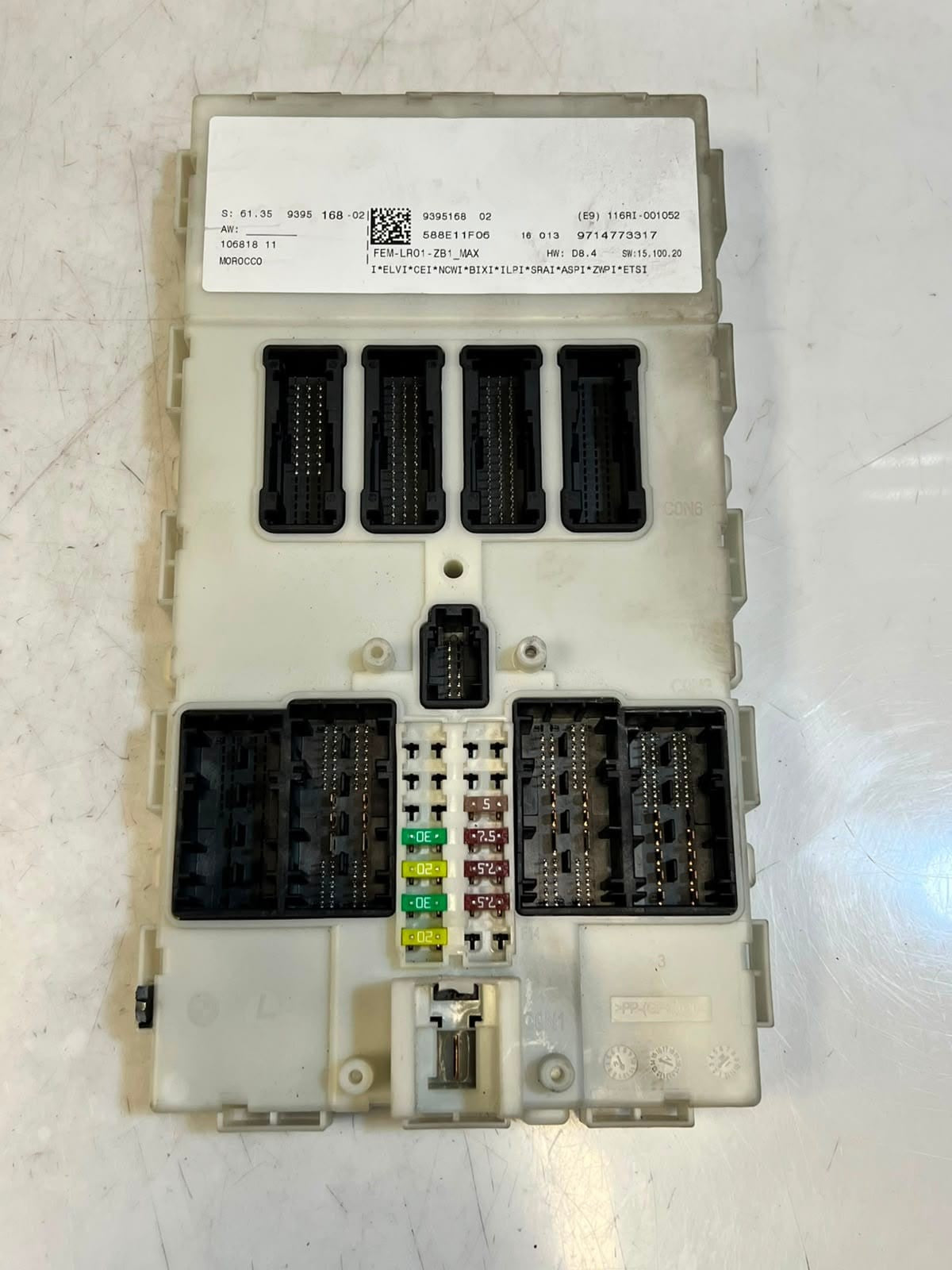 2015 BMW 3' F30 LCI B48 320i Engine Control Unit ECU SET DME+FEM+1KEY 8663562