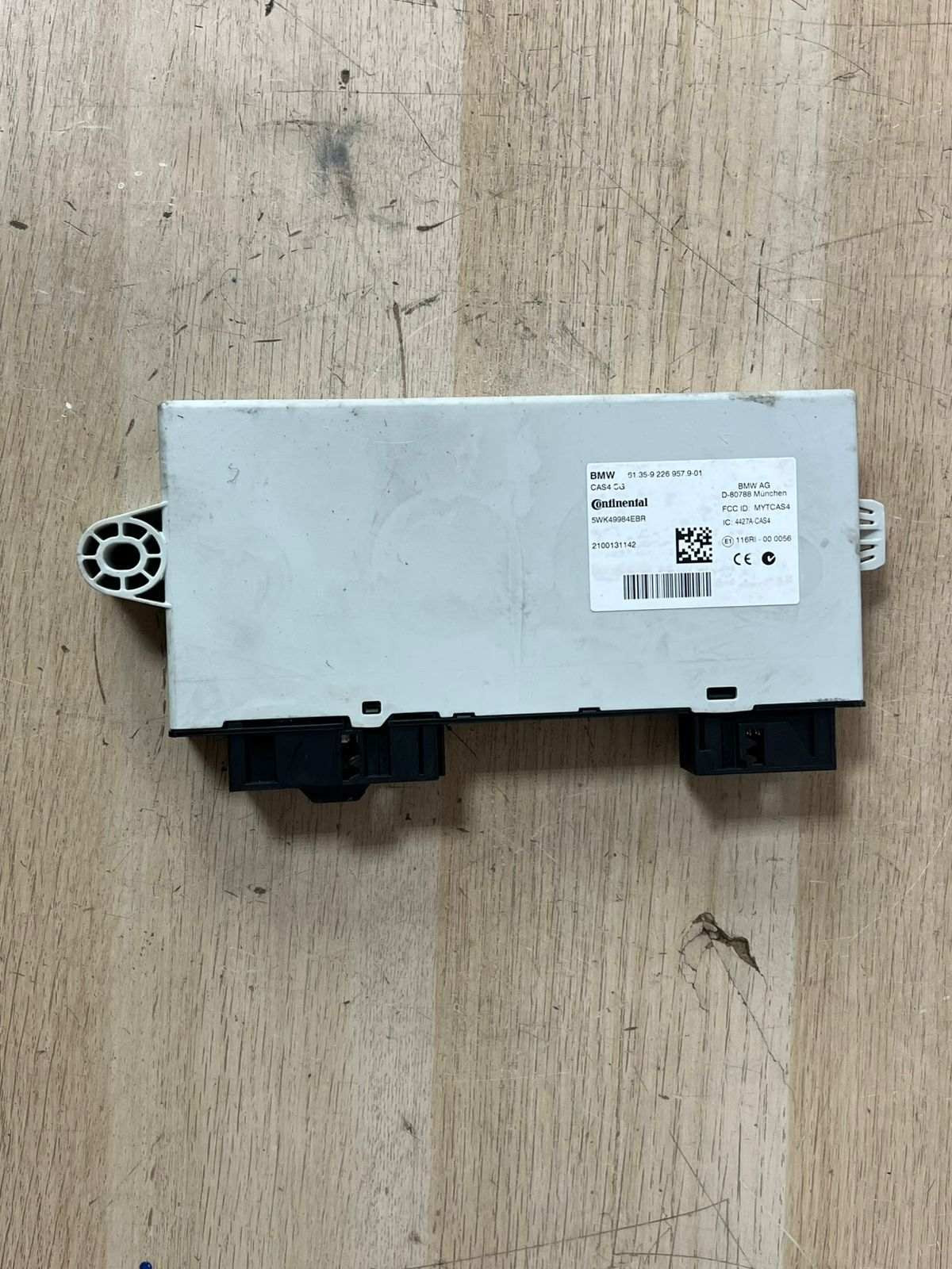 BMW Cas4 Control Module 9226957 CONTINENTAL F01 and 5 Series Gran Turismo F07