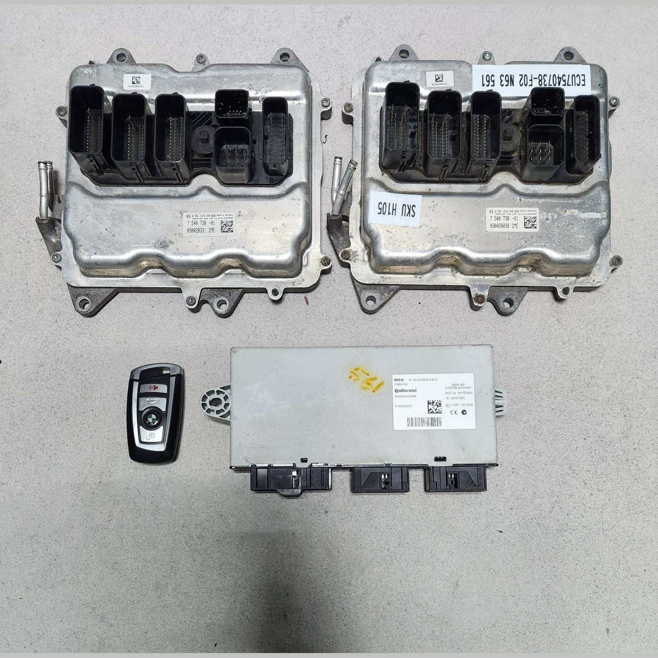 2014-2016 BMW 550i Engine Control Unit 7540738 650i 550i GT 4.4 N63