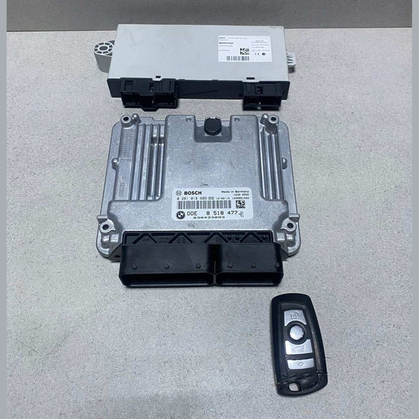 2012 BMW 525D Engine Control Unit DDE 8518477 F10 F11 520D 525D DIESEL ECU SET 