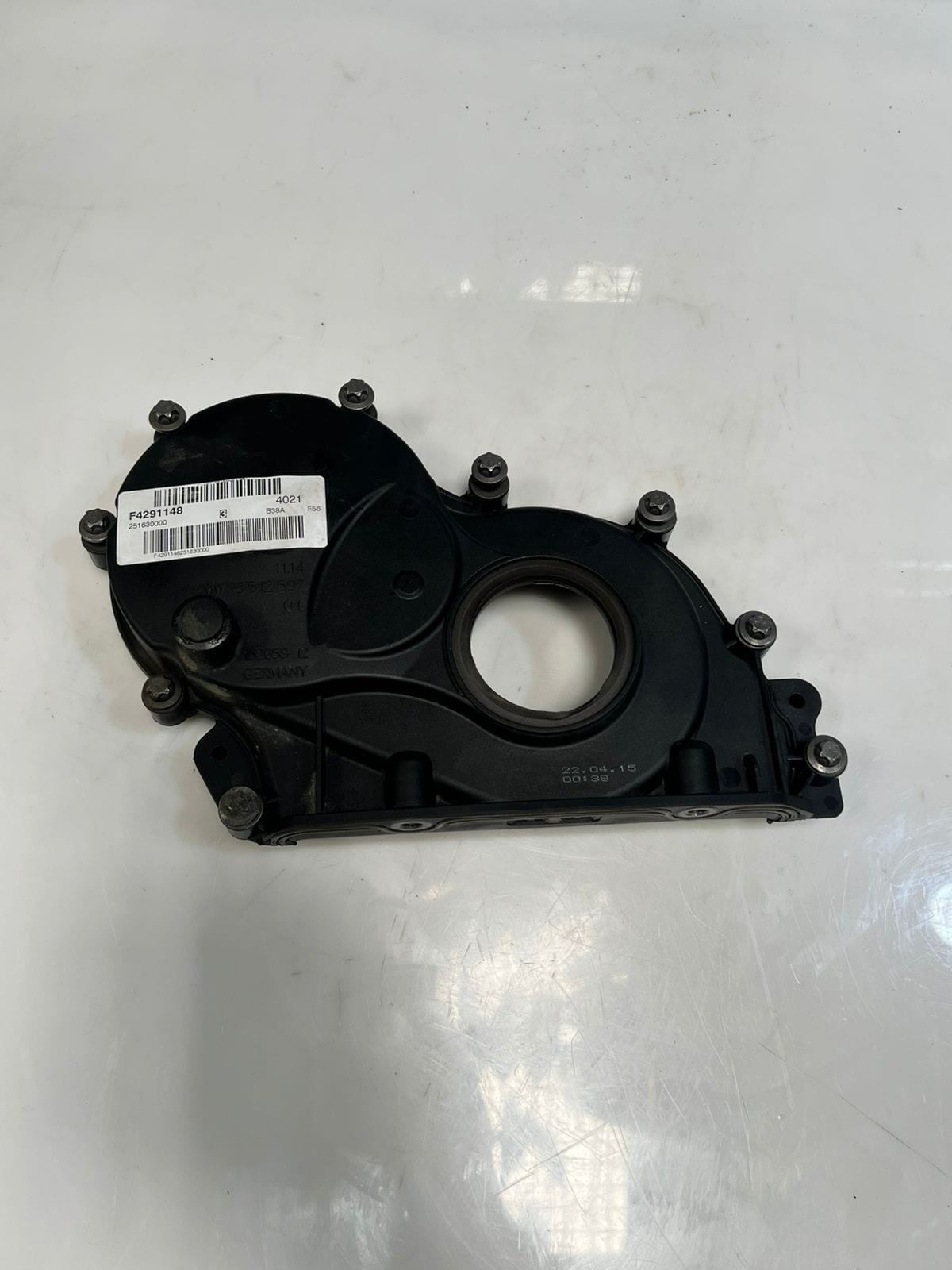 2014-2019 BMW Mini Cooper B38 WHEELARCH Timing Chain Cover 8512597 