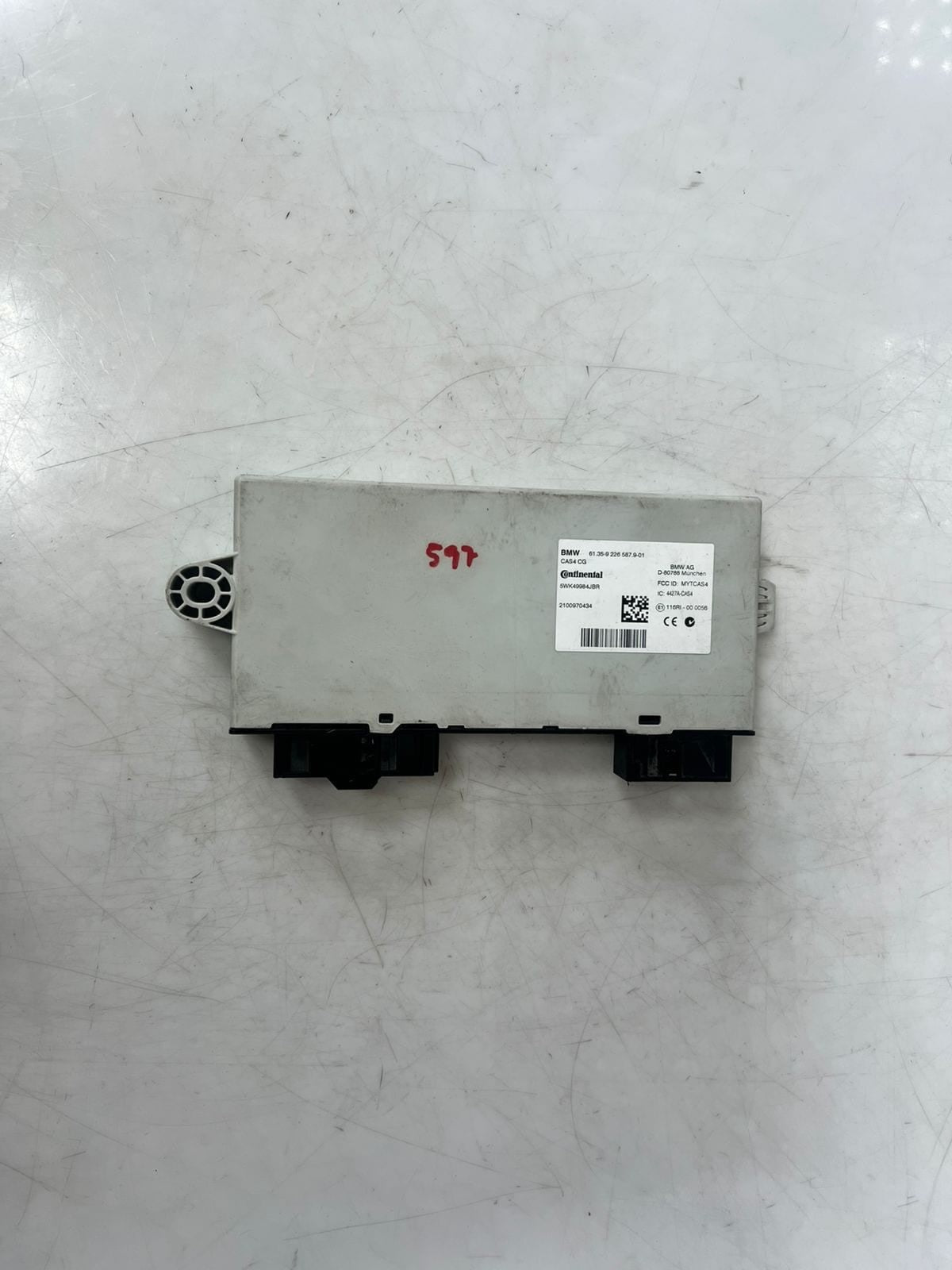 2011 BMW 5-Series F10 F11 Cas4 CG Control Unit Module 9226587 OEM