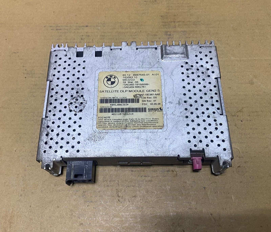 2006-2007 BMW 525i 530i Satellite Radio Receiver Module 6987545