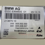 Original BMW G11 G12 Steuergerät TV-Modul2 Japan 9366605 Fuba