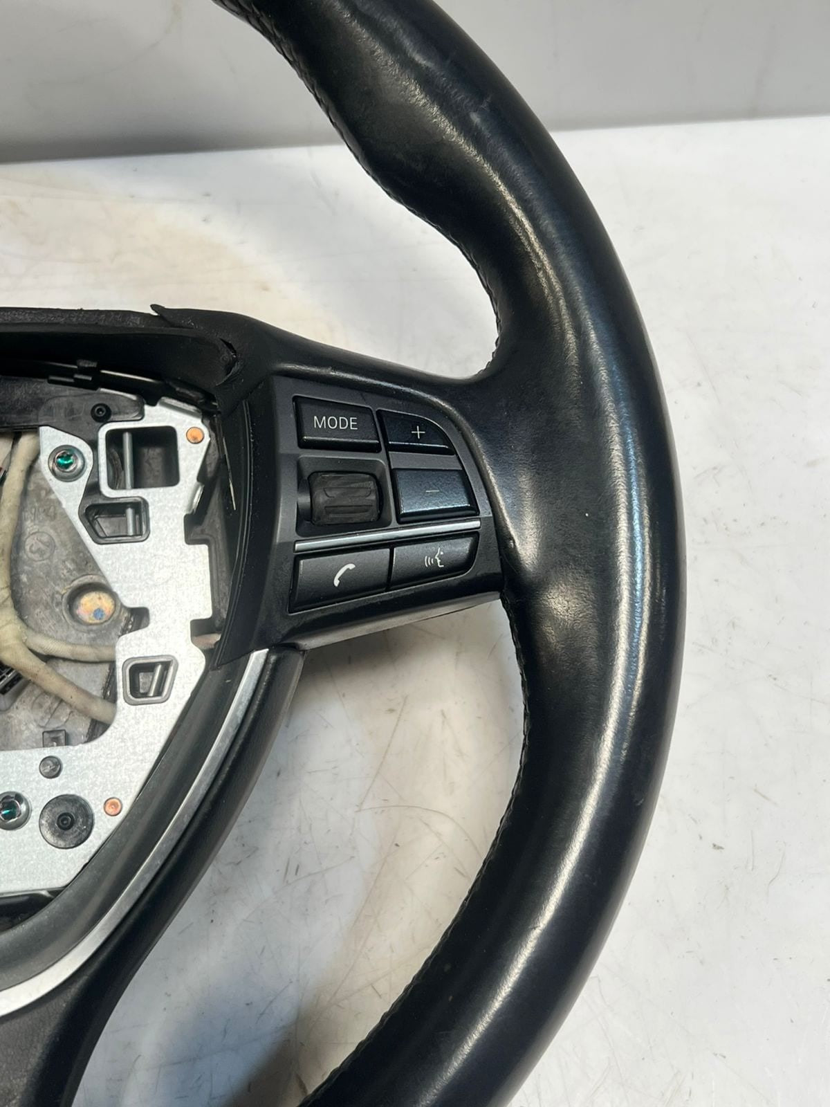 BMW 5' F10 F11 F01 Heated Leather Steering Wheel Multifunctional Sport 6269731