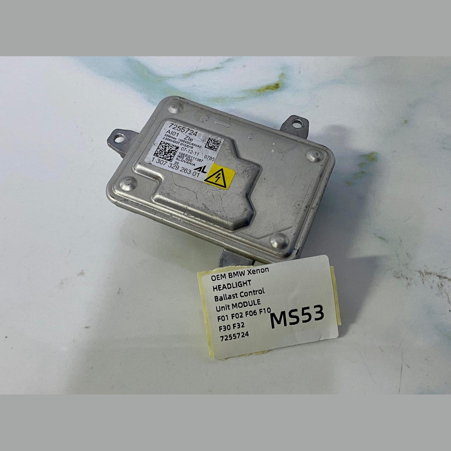 OEM BMW  F01 F02 F06 Xenon HEADLIGHT Ballast Control Unit MODULE 7255724