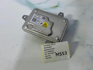 OEM BMW  F01 F02 F06 Xenon HEADLIGHT Ballast Control Unit MODULE 7255724