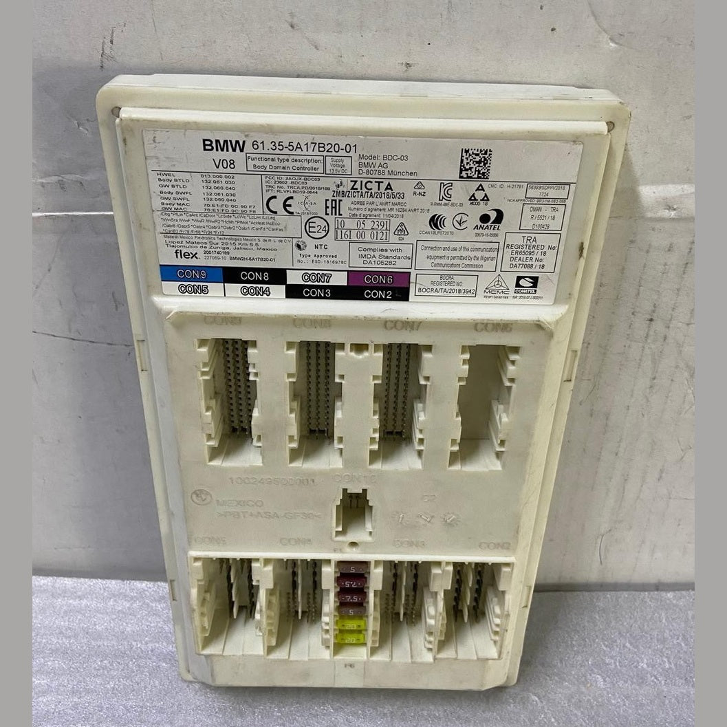 OEM BMW 3 SERIES G05 B47 BCM BODY CONTROL MODULE ECU 5A17B20 V08 ANATEL
