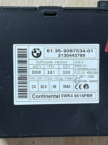 2011-2013 BMW 135i Cas Control Module 9287534 X1 E84 CAS 3 C4