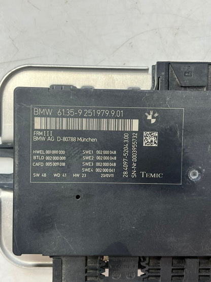 2010-2014 BMW X3 F25 FRM3 Footwell Control Module 9251979 OEM