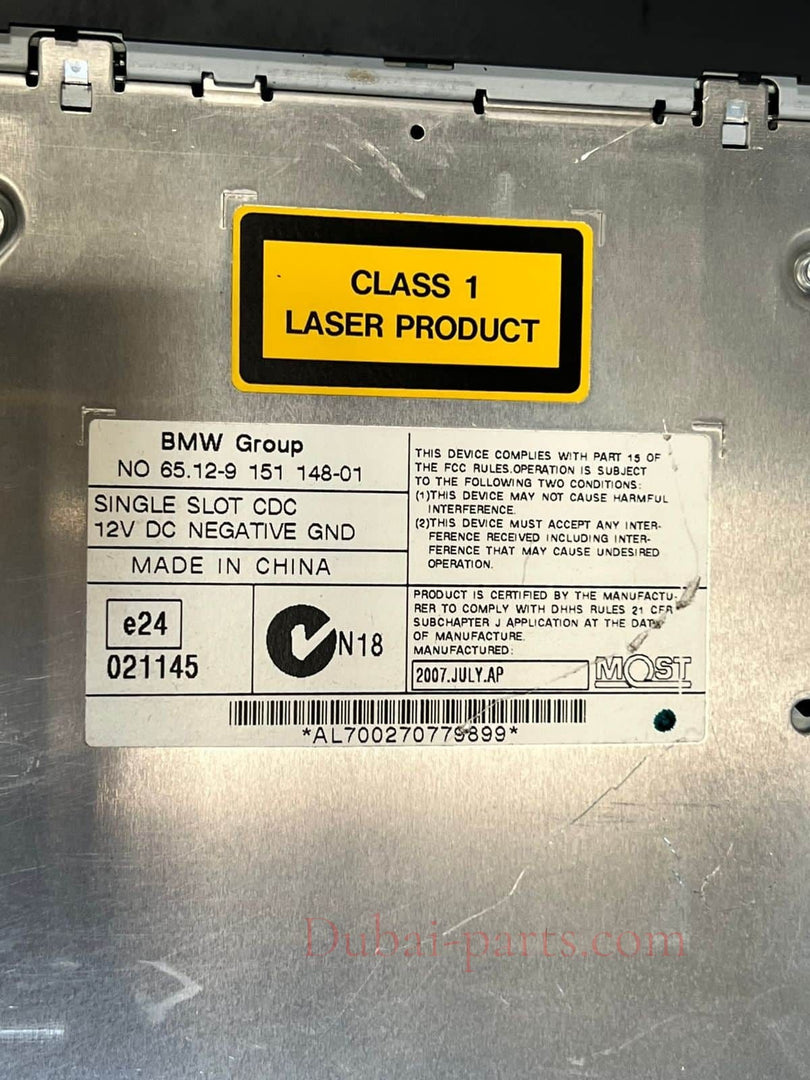 2007-2014 BMW X5 E70 X6 E71 Cd Changer CONTROL UNIT 9151148 OEM