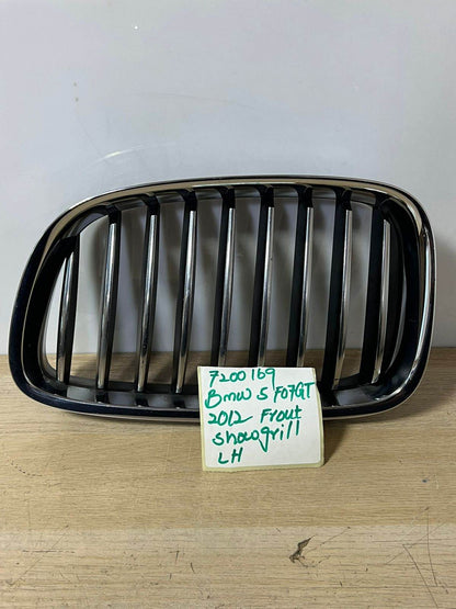 BMW 5 Series GT F07 2009 Front Left Upper Bumper Grille Trim Chrome OEM 7200169