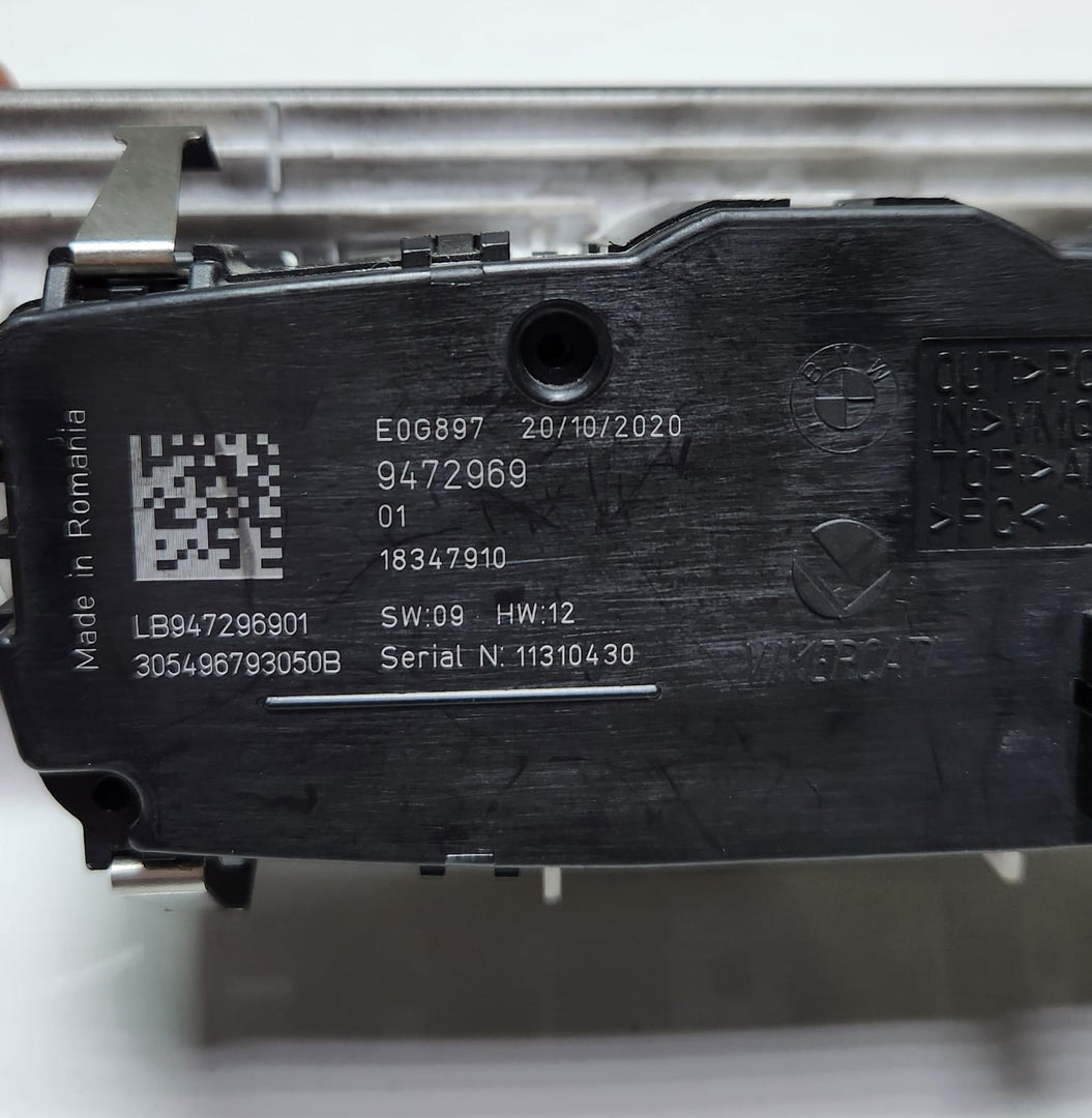 2019 BMW 530i Headlight Control Switch Panel 9472969 5 Series G30 and G31 OEM