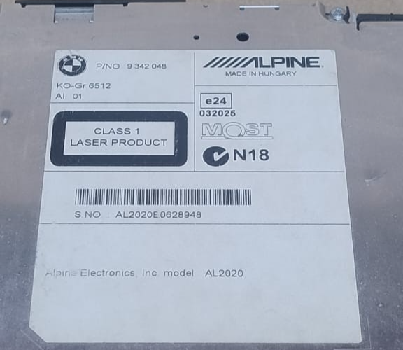 BMW OEM GENUINE X3 F25 CHAMP 2 NAVIGATION DISPLAY HEAD UNIT - 9342048