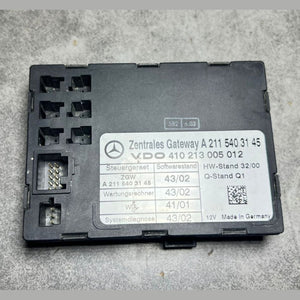 03-09 Mercedes W211 E-Class E320 Central Gateway Control Module A211 5403145 OEM