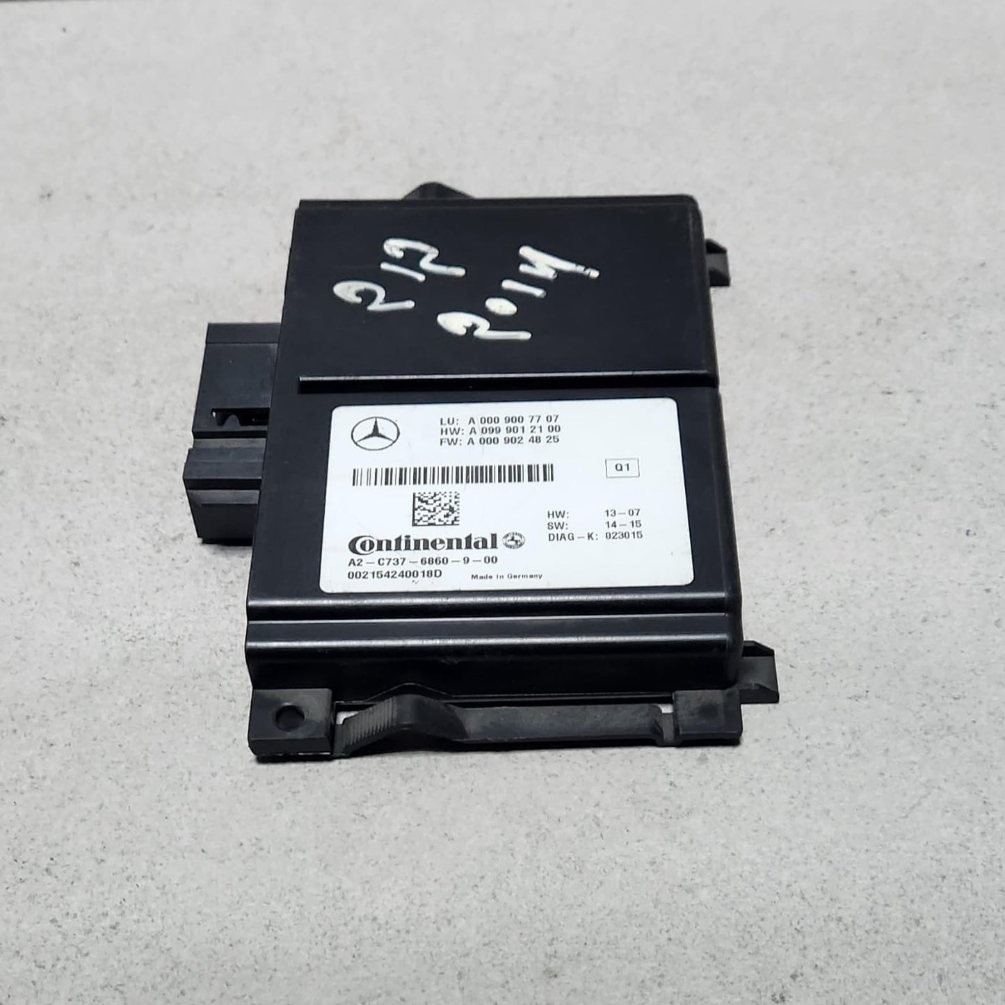 2014 Mercedes-Benz E300 Cruise Control Distance Radar Module A0009007707