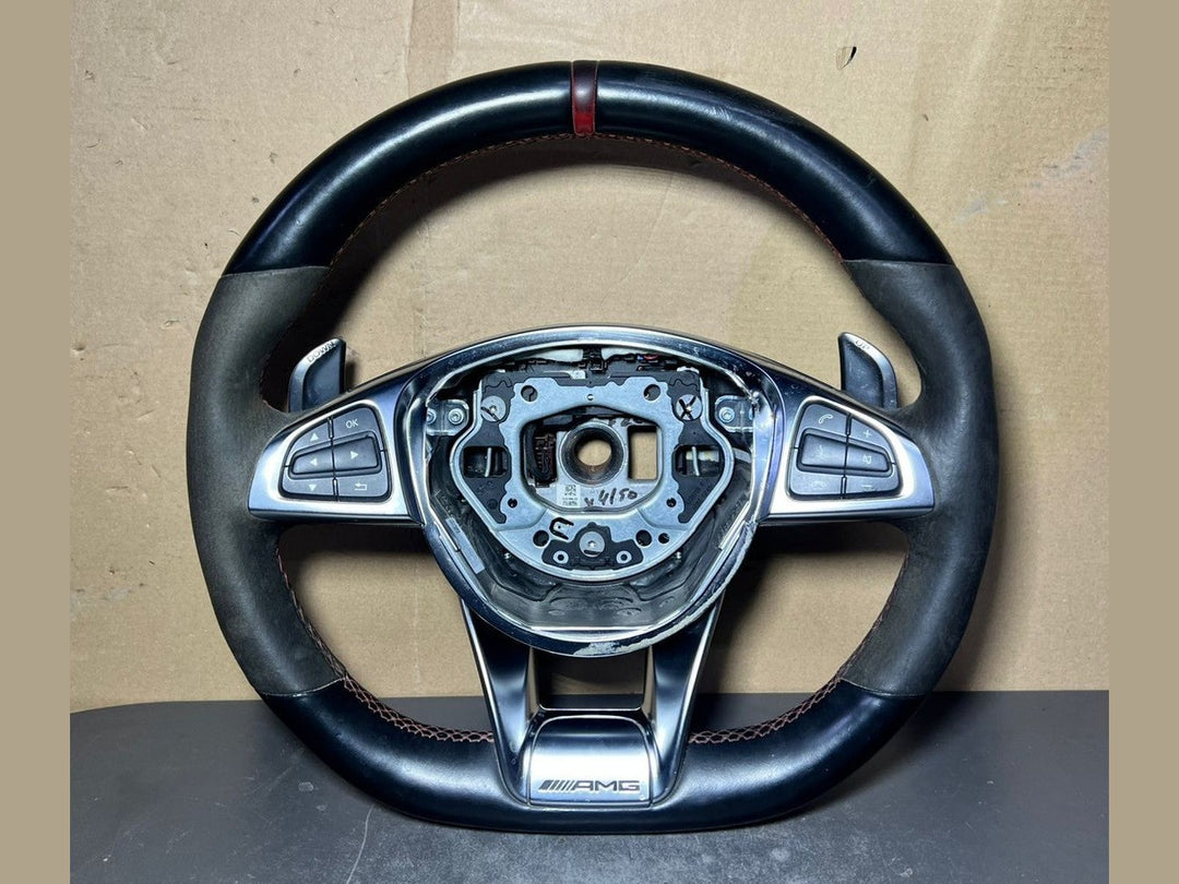 Mercedes W166 AMG Steering Wheel Multi Function Sport Assembly &Paddle Shifts