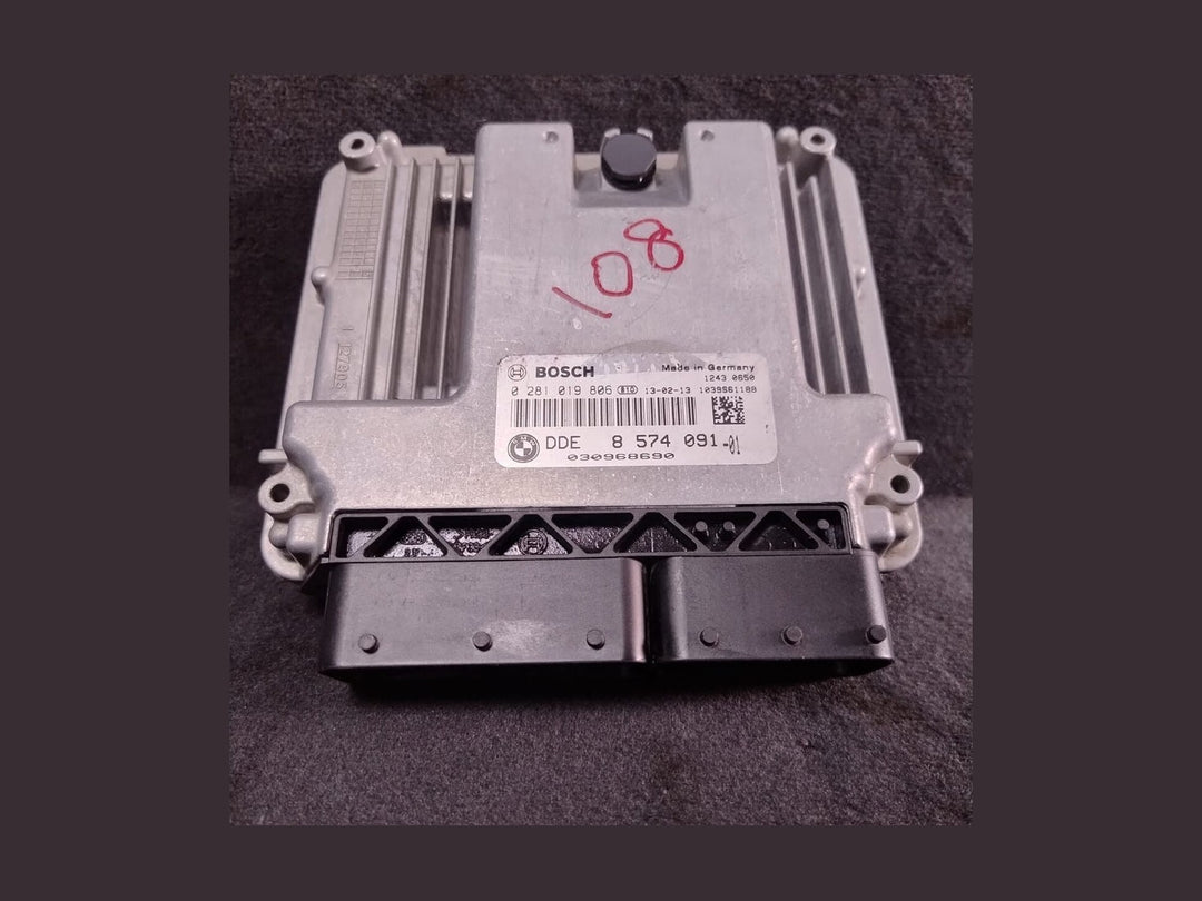 Automatic  BMW F10 F11 520d N47N 184HP Engine Control Unit ONLY  DDE 8574091