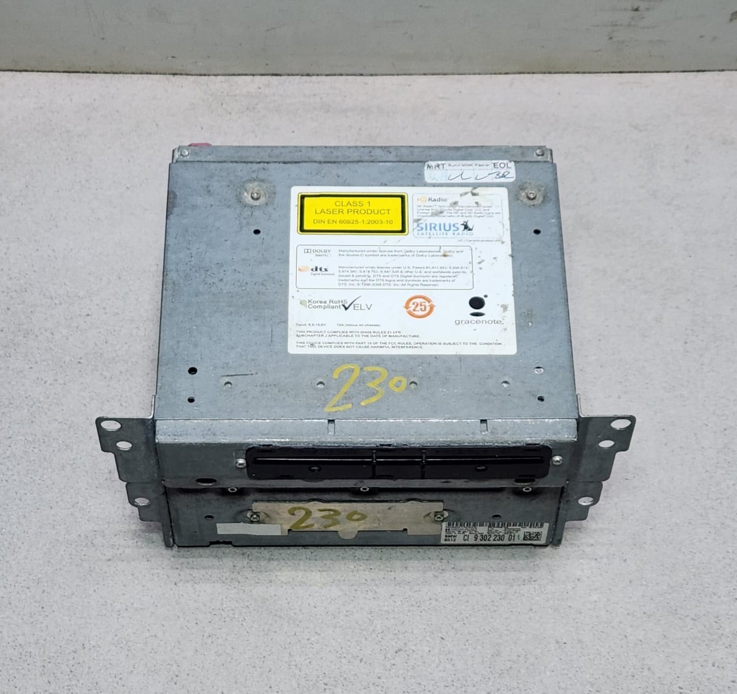 9302230-2012-2015 BMW 3 Series F30 F31 F35 CD Audio Radio Head Unit OEM