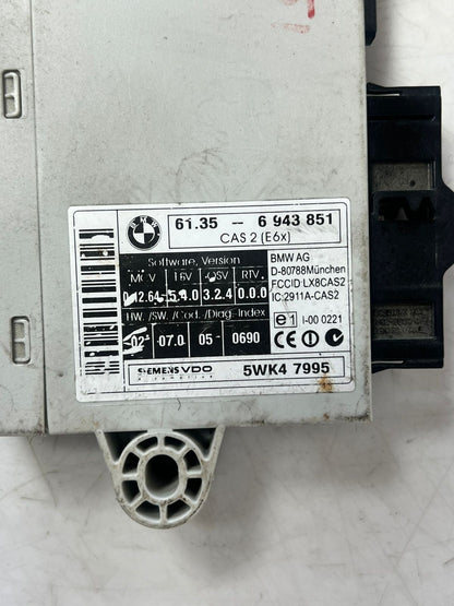 BMW 5 Series E60 E61 M54 525I Car Access System Control Module 6943851 OEM