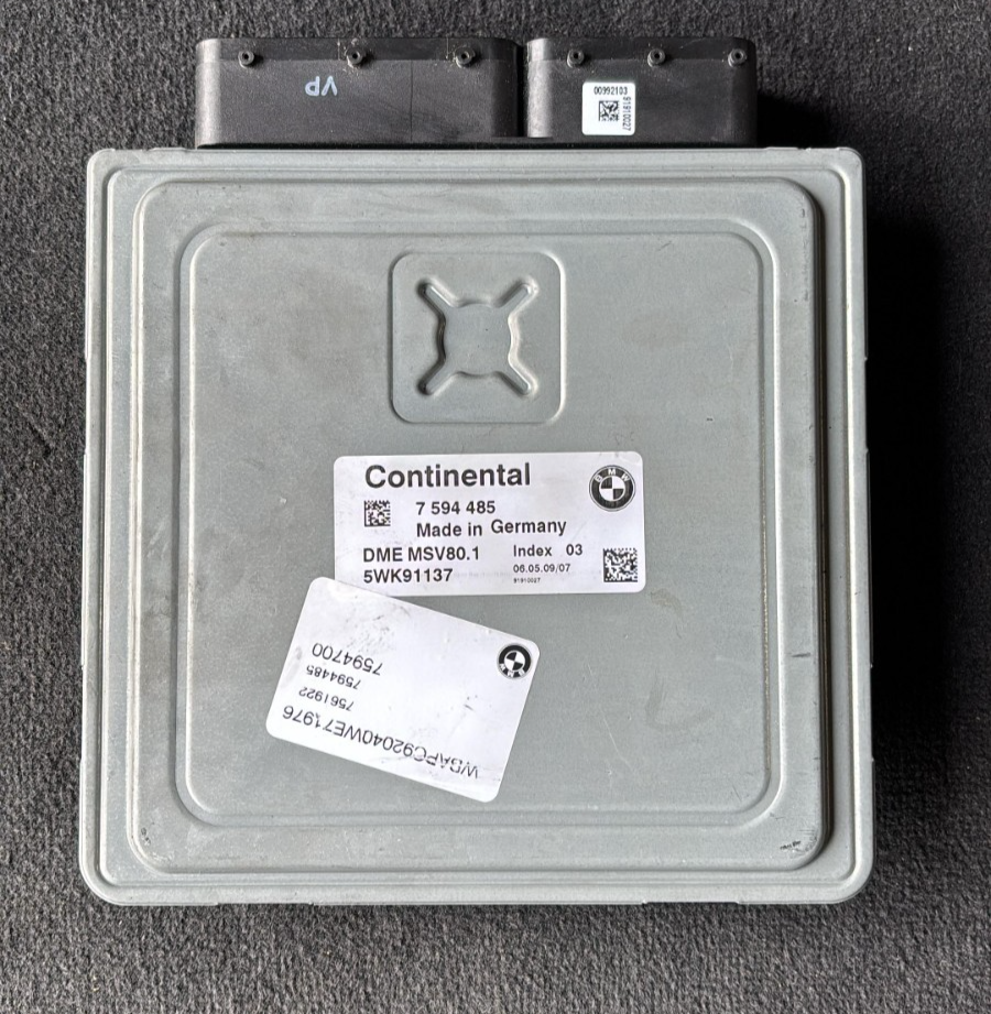 BMW E92 328XI AWD N51 MSV80.1 ECU DME CAS KEY UNIT SET OEM 7594485