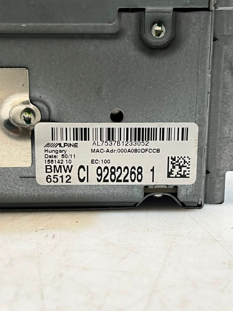 2012 BMW X3 5 Series F10 F11 Stereo Radio CD Player Head Unit 9282268 OEM