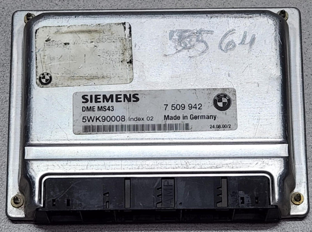 2001-2005 BMW 325i Engine Control Unit 7509942 5 Series E39