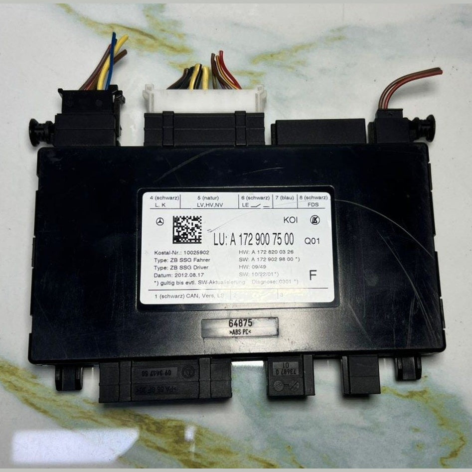 2010-2014 Mercedes-Benz C250 Front Left Seat Memory Module A 172 900 75 00