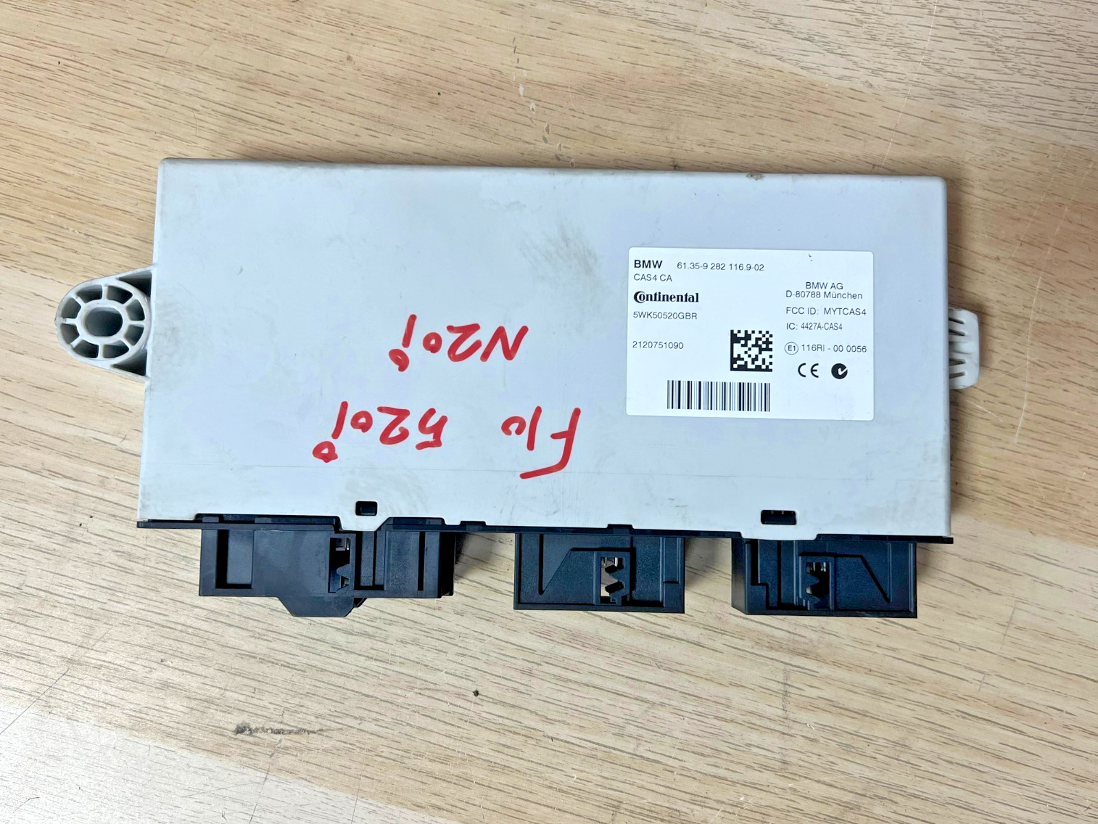 BMW F10 520i N20 Engine Control Module ECU DME Set 7643312 OEM 2011-2016