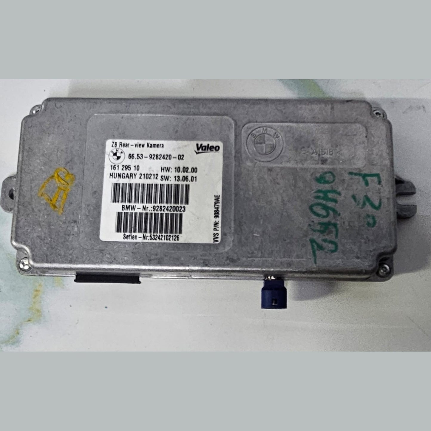 OEM BMW F10 F30 F12 F06 F20 F31 F22 ZB REAR VIEW CAMERA MODULE 9282420