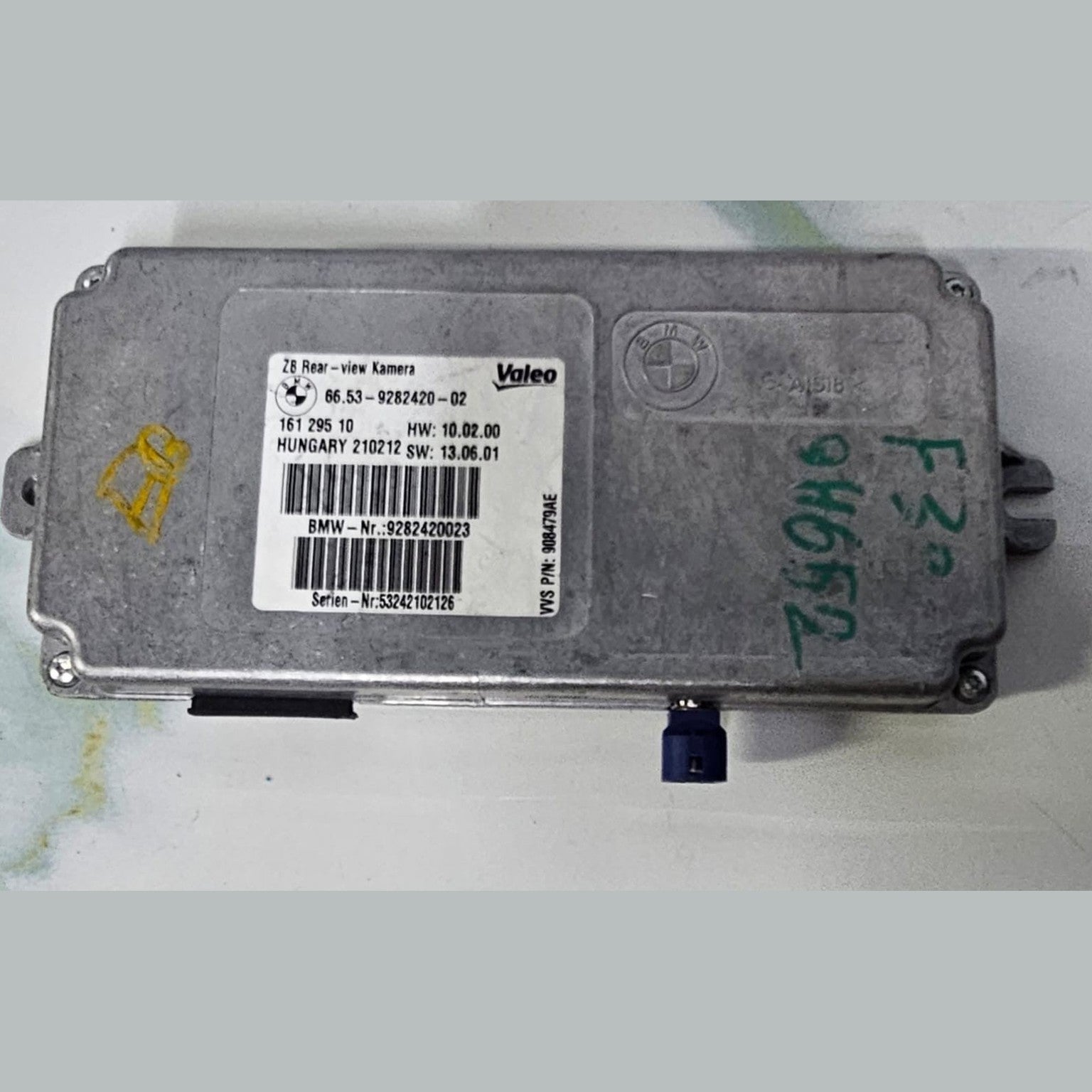 OEM BMW F10 F30 F12 F06 F20 F31 F22 ZB REAR VIEW CAMERA MODULE 9282420