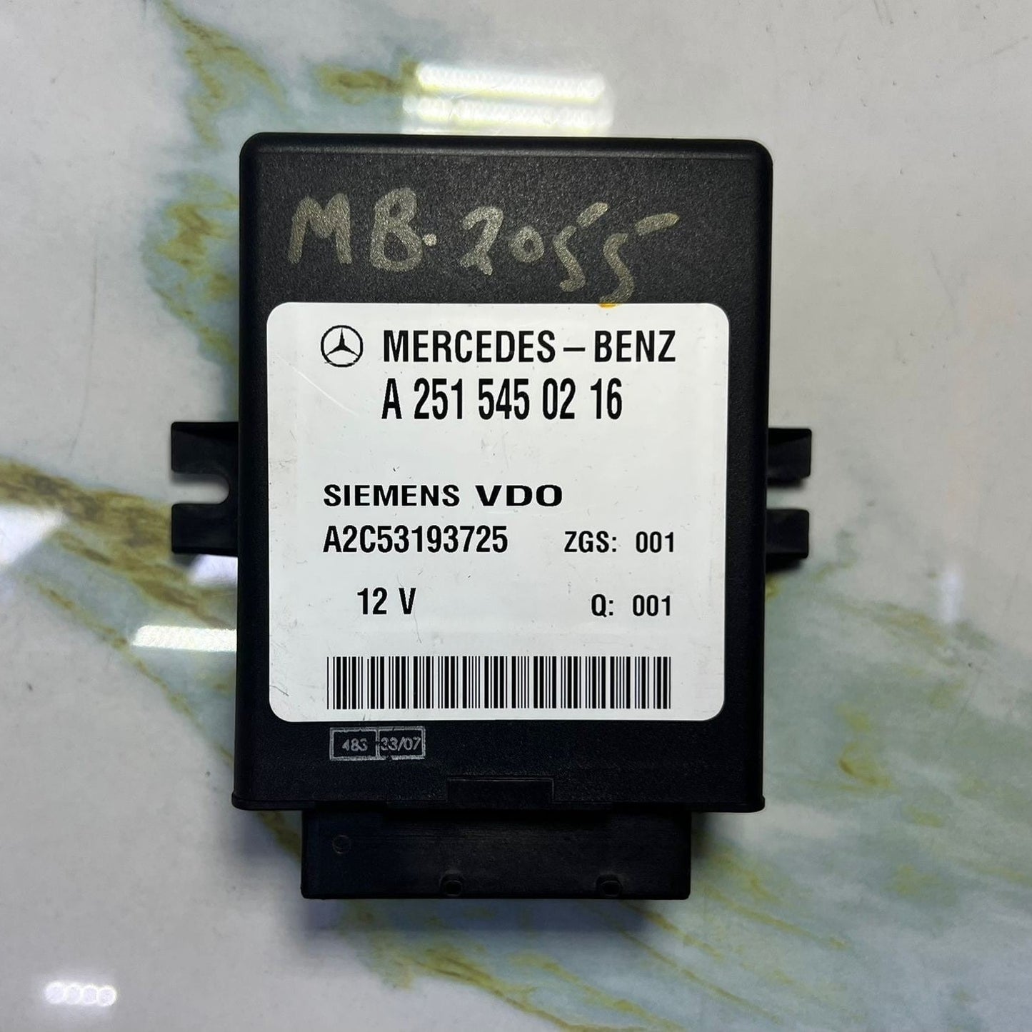 Mercedes Air Suspension Control Module A2515450216 W251 R-Class and E-Class W211