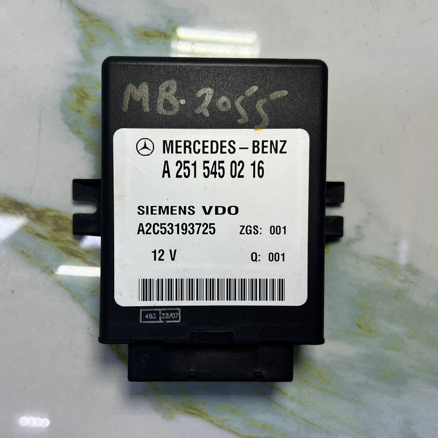 Mercedes Air Suspension Control Module A2515450216 W251 R-Class and E-Class W211