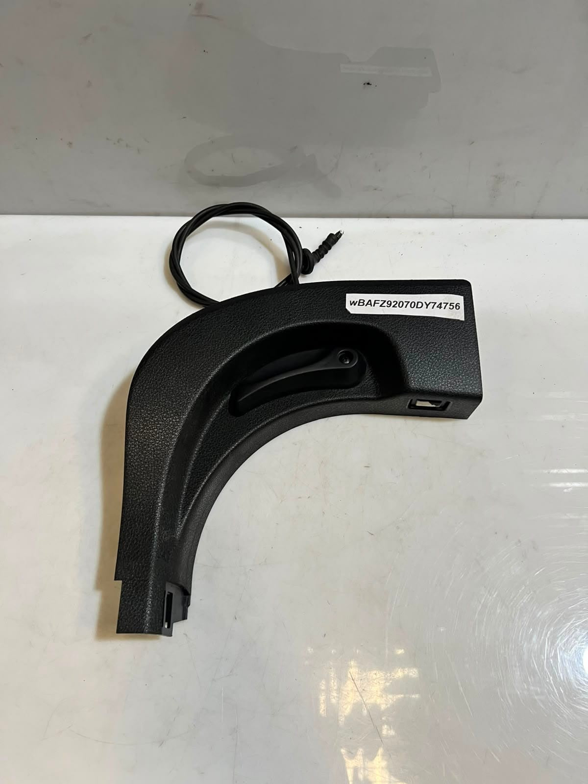 BMW 5 Series F10 F11 Side LATERAL TRIM Panel Lower Front Left Black FL 9162737