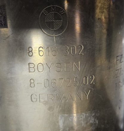 2018-2020 BMW X2 F48 B38 Catalytic Converter 8616302 OEM