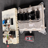 BMW F30 320I N20 STEUERGERÄT DME SET MIT SCHLÜSSEL FEM T.-NR. 8606306