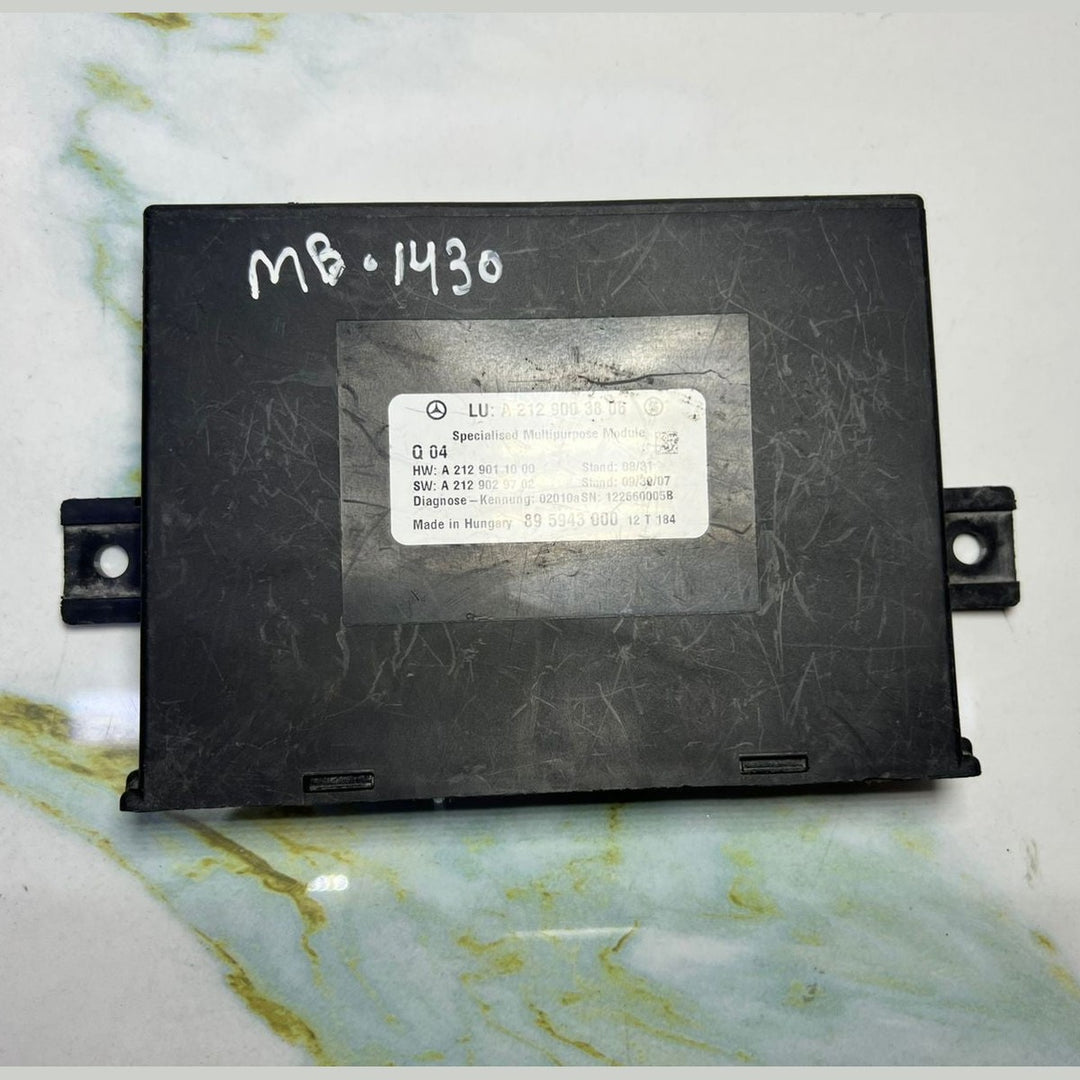 2008-2014 Mercedes-Benz W212 E-Class Control Unit Multipurpose A212 9003806 OEM